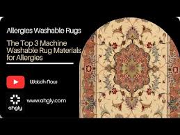 machine washable rug materials
