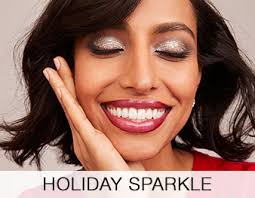 holiday sparkle makeup