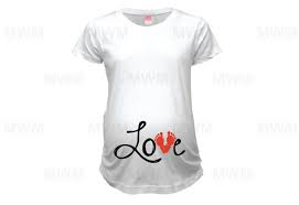Maternity Shirt With Love Baby Feet Design With Sayings Im Pregnant Expecting Mommy To Be 3xl Size For Photo Booth Motherhood Leave Target