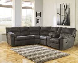tambo pewter reclining sectional