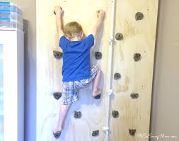 how to build a diy kids climbing wall