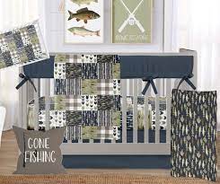 Baby Boy Crib Bedding Set Fishing