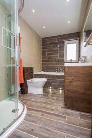 Wooden Floor Tile Bathroom Centre