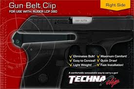 techna clip gun belt clip ruger lcp