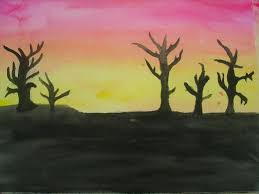 Paint A Sunset In Watercolor Art Starts