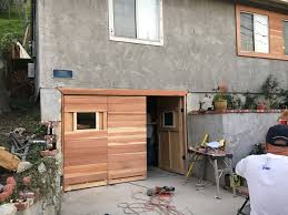 building bifold garage doors from