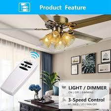 Universal Dimmable Ceiling Fan Remote