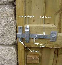 gate latch wood fence gates