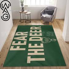 deer living room home decor area rug