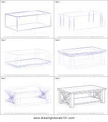 How To Draw A Coffee Table Printable