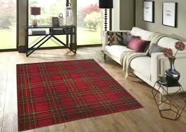red tartan patterned rug clearance ltd