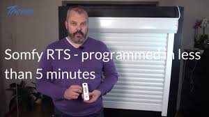 how to program a somfy rts motor in