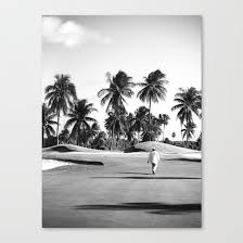 Golf Print Black And White Vintage Art