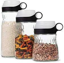 elfin glass kitchen canisters
