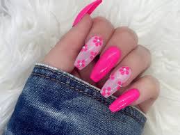 15 neon pink nails amazing for all year