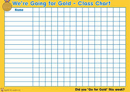 Teachers Pet Going For Gold Class Chart Free