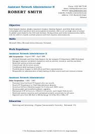 istant network administrator resume