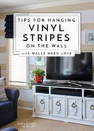 Hanging Vinyl Stripes On The Wall
