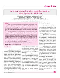 pdf a review on gastric ulcer remes