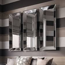 Vogue Narrow Mirror Black Living Room