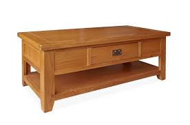 Canterbury Oak Coffee Table With Drawer