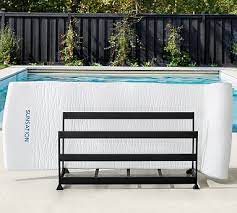 malibu metal outdoor pool float storage