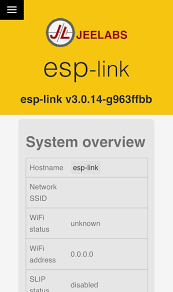 connecting esp link to your wifi