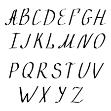 vector alphabet lettering and custom