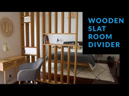 How To Make A Wooden Slat Room Divider