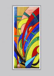 Abstract Art Stained Glass 2 Casa