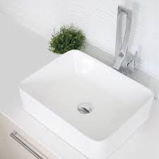 Get 5% in rewards with club o! Stylish 18 Inch White Rectangular Ceramic Vessel Bathroom Sink Overstock 29787915