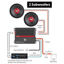 I just have some questions about wiring the sub. Digital 2 Channel Mosfet Amplifier Xpr82d Dual Electronics Corporation