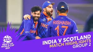 Match Highlights: India v Scotland