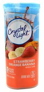Crystal Light Strawberry Orange Banana Powder Drink Mix 5 Pitcher Pack X 2 Can Ebay