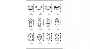 Block Layout Types Of Doors Door Handles