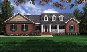 Plan 59011 Traditional Brick Home