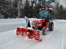 Compact Tractor Snow Removal Setups