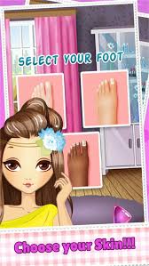 foot nail art beauty salon game cute
