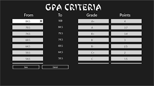 Cgpa or cumulative grade point average can be obtained out of 10 or by 4 depending upon the system followed by the educational institute. Get Gpa Cgpa Calculator Microsoft Store