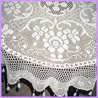crochet tablecloth patterns elegant