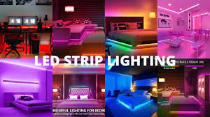 modern led strip lighting design ideas