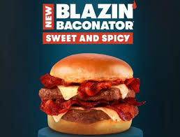 canada launches new blazin baconator