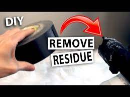 removing tape residue from carpet video
