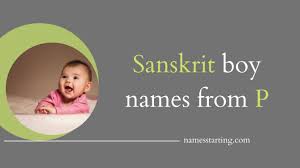 indian baby boy names starting with p