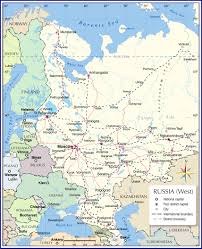 Map Of European Russia Nations Online Project