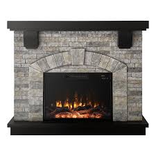 45 Electric Fireplace With Mantel