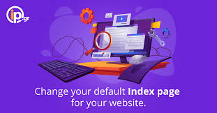change your default index page for your