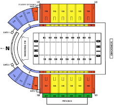 Peden Stadium Seating Chart Ticket Solutions