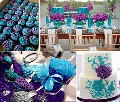Apart from decorating the wedding guest tables, you need to focus on the escort table too that is counted as an important. Purple And Blue Wedding Decorations Purple Wedding Theme Blue Themed Wedding Purple Wedding