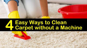 4 easy ways to clean carpet without a